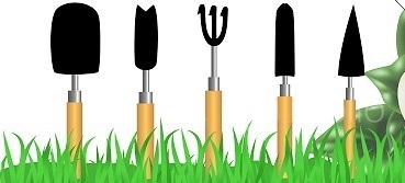tuinoverzicht bewerkt